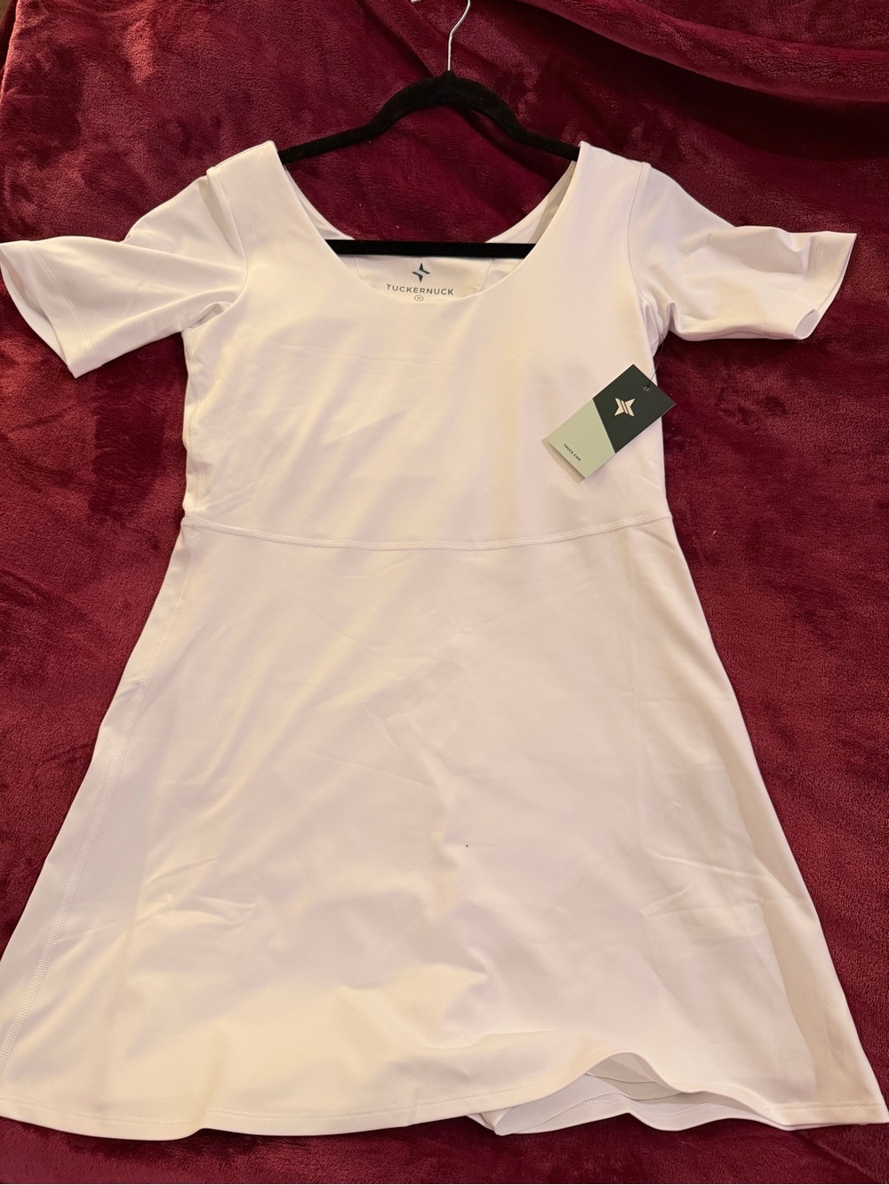 Tuckernuck TNUCK Sport White Step-In Rosemary Dress M NWT